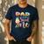 Dad Of The Sweet One Ice Cream 1St Birthday Party Men's Casual T-Shirt Navy
