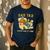 Dad Tax Graphic Tee Fathers Day Men's Casual T-Shirt Navy