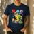 Dad Of The Three Rex 3Rd Birthday Boy Dinosaur T-Rex Men's Casual T-Shirt Navy Dad Of The Three Rex 3Rd Birthday Boy Dinosaur T-Rex Men's Casual T-Shirt Navy