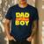 Dad Of The Toy Birthday Boy Story Theme B-Day Men's Casual T-Shirt Navy