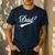 Dad Of Two Promoted For The Second Time Daddy Squared Men's Casual T-Shirt Navy