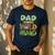 Dad Of The Wild One Birthday Family Matching Party Decor Men's Casual T-Shirt Navy Dad Of The Wild One Birthday Family Matching Party Decor Men's Casual T-Shirt Navy