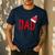 Dad Xmas PJs Christmas Pajamas And Xmas PJ Family Shirt Men's Casual T-Shirt Navy