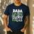 Dada Of The Lucky One First Birthday St Patrick's Day Men's Casual T-Shirt Navy