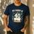 My Daddy Is 40 Years Old Father 40th Birthday Dad Men's Casual T-Shirt Navy