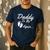 Daddy To Be Again Soon To Be Dad Shirt Men's Casual T-Shirt Navy