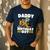 Daddy Of The Birthday Boy Dinosaur Construction Worker Truck Men's Casual T-Shirt Navy