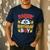 Daddy Of The Birthday Boy Shirt Matching Dad Son Family Bday Men's Casual T-Shirt Navy