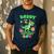 Daddy Of The Birthday Boy T Rex Dinosaur Family Party Men's Casual T-Shirt Navy