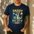 Daddy Of The Birthday Party Outfit Dinosaur Squad Dad Men's Casual T-Shirt Navy