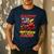 Daddy Of The Birthday Racer Race Car Party Family Matching Men's Casual T-Shirt Navy