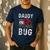 Daddy Bug Ladybug Lover Cute Dad Small Men's Casual T-Shirt Navy