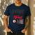 Daddy Of The Fast One Car Racing Dad 1St Birthday Boy Men's Casual T-Shirt Navy