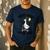 Daddy Goose On The Loose Birthday Matching Family Men's Casual T-Shirt Navy
