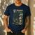My Daddy Is My Hero Military Dad US Flag Father’s Day Men's Casual T-Shirt Navy