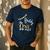 Daddy Of Mr One-Derful Party Blue-Gold Dad Boy 1st Birthday Men's Casual T-Shirt Navy