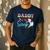 Daddy Of The Scoop Ice Cream Gender Reveal Baby Shower Men's Casual T-Shirt Navy