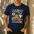 Daddy Of The Shark Birthday Dad Matching Family Men's Casual T-Shirt Navy