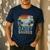 Daddysaurus T Rex Dinosaur Daddy Saurus Family Matching Men's Casual T-Shirt Navy