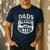 Dads With Beards Are Better Distressed Men's Casual T-Shirt Navy
