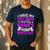 I Have My Dad's Temper & My Mama's Mouth Daughter Kids Men's Casual T-Shirt Navy