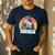 Dadzilla The Rad Dad Kaiju Vibes Men's Casual T-Shirt Navy