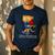 Daniel And Dad Tiger Dark Shirt Men's Casual T-Shirt Navy