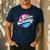 Disco Daddy 60's 70s Disco Dad Men's Casual T-Shirt Navy