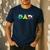 Disney The Little Mermaid Ariel Father’s Day Birthday Dad Men's Casual T-Shirt Navy