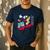Disney Mickey Mouse Family Star Dad Of The Birthday Boy Men's Casual T-Shirt Navy