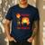Disney And Pixar’s Elemental Proud Dad Of a Fiery Daughter Men's Casual T-Shirt Navy