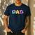 Disney Princess Dad Father’s Day Birthday Men's Casual T-Shirt Navy