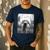 Dog Mom Dad Alien Selfie Weimaraner UFO For Men Women Men's Casual T-Shirt Navy