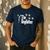 The Dogfather Boston Terrier Dog Dad Tshirt Idea Men's Casual T-Shirt Navy