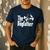 The Dogfather Dog Dad Dog Lover Men's Casual T-Shirt Navy
