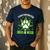 Dogs And Weed Dad Mom Dog Lover Cannabis Marijuana For Men Women Men's Casual T-Shirt Navy