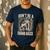 Don't Be A Dumb Bass Fish Camo American Flag Dad Jokes Men's Casual T-Shirt Navy