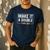Make It A Double Twin Dad Fathers Day T-Shirt Men's Casual T-Shirt Navy
