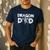 Dragon Dad Daddy Father's Day Dragon Men's Casual T-Shirt Navy