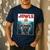 Drooling Boxer Jowls Fawn Dog Mom Dog Dad Burger Men's Casual T-Shirt Navy