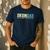 Drum Dad Like A Normal Dad But Cooler Shirt Music Dad Men's Casual T-Shirt Navy