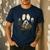 English Springer Spaniel Mountain Paw Dog Mom Dad Men's Casual T-Shirt Navy