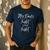Father's Cancer Support Team My Dad's Fight Is My Fight Men's Casual T-Shirt Navy Father's Cancer Support Team My Dad's Fight Is My Fight Men's Casual T-Shirt Navy