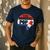 Fathers Day Shirt Cool Dad Bombest Pop Retro 80s Dad Men's Casual T-Shirt Navy