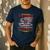 My Favorite 82nd Airborne Is My Dad Veteran Father's Day Men's Casual T-Shirt Navy