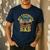 My Favorite Trumpet Player Calls Me Dad Father Vintage Men's Casual T-Shirt Navy