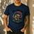 Fishing 4th July Full Time Dad Part Time Hooker On-Back Men's Casual T-Shirt Navy