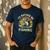 Fishing I'd Rather Be Fishing Bass Fish Dad Jokes Men's Casual T-Shirt Navy