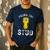 Found The Stud Dad Joke Handy Tools Stud Finder Men's Casual T-Shirt Navy