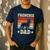Frenchie Dad Retro French Bulldog Lover Daddy Men Men's Casual T-Shirt Navy